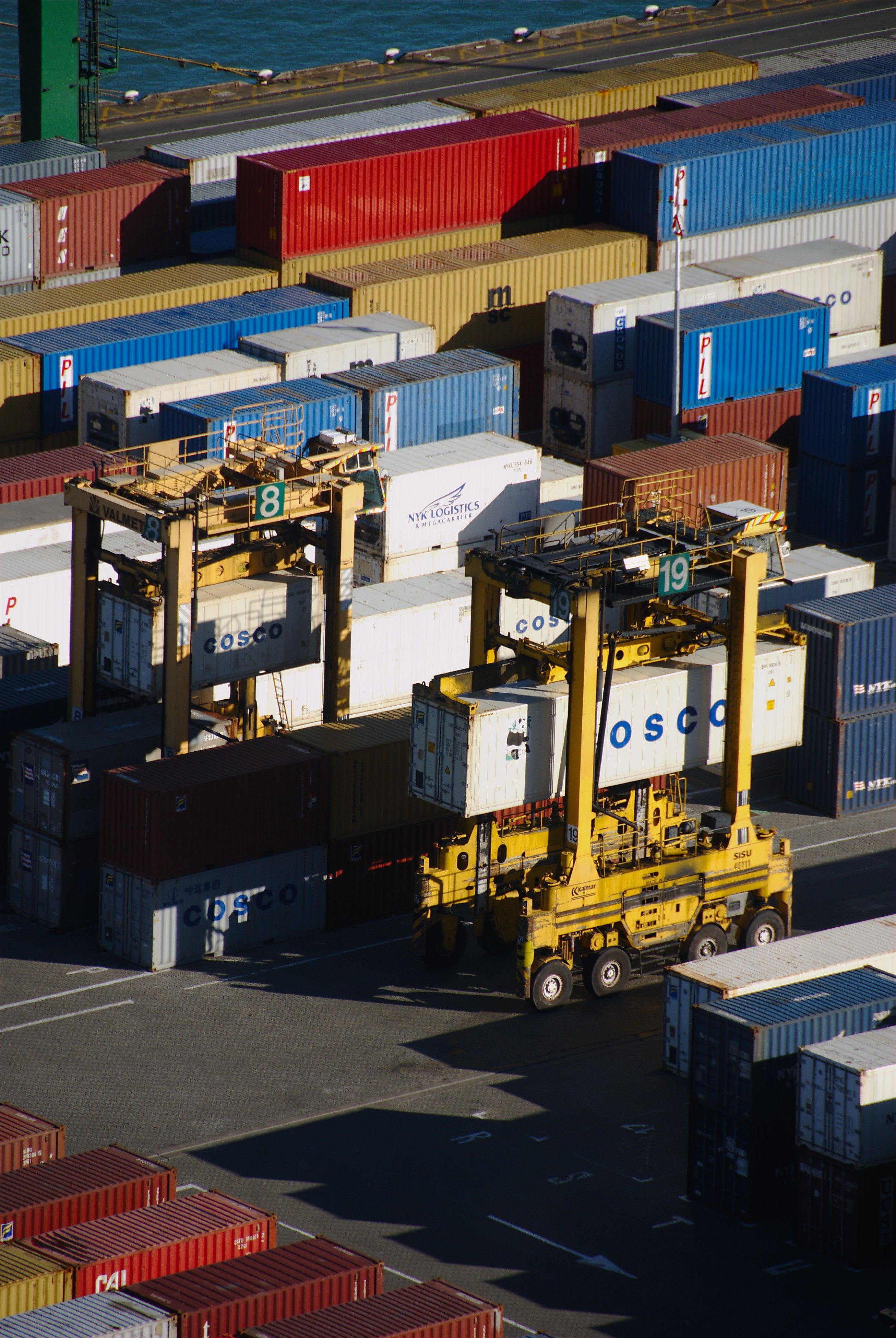 Container port and ocean freight operations